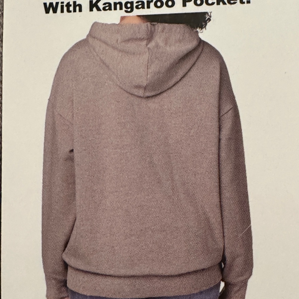 XL Buffalo David Bitton Purple / Gray Hoodie Sweatshirt - Picture 6 of 13